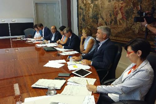 Sara Vito (Assessore regionale Ambiente ed Energia) durante la riunione della Giunta del Friuli Venezia Giulia - Trieste 02/09/2016