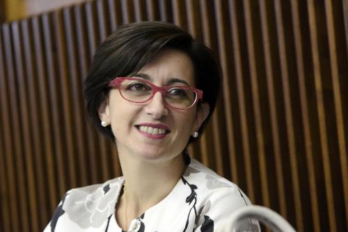 Sara Vito (Assessore regionale Ambiente ed Energia) durante il Question Time nell'Aula del Consiglio regionale - Trieste 14/09/2016