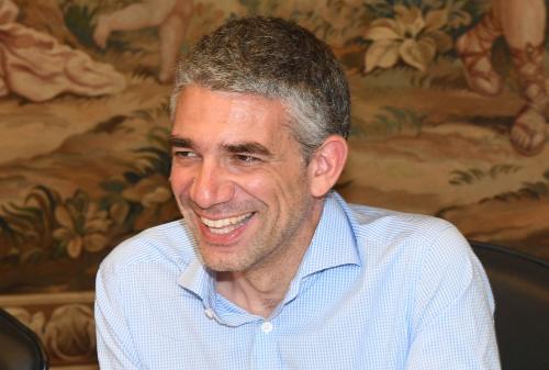 L'assessore alle Autonomia locali Pierpaolo Roberti durante la riunione della Giunta regionale.