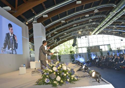 Matteo Tonon (Presidente Confindustria Udine) all'Assemblea generale di Confindustria Udine - Torreano di Martignacco 19/09/2016