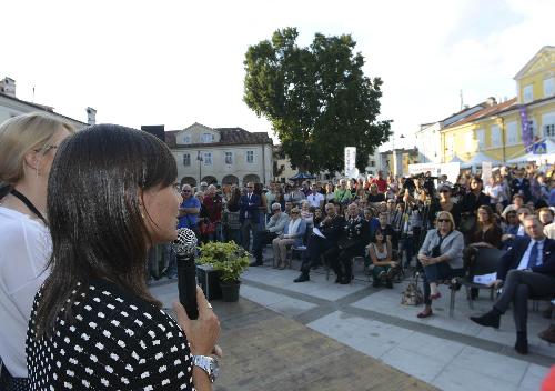 Debora Serracchiani (Presidente Regione Friuli Venezia Giulia) all'inaugurazione della XIII edizione di "Gusti di Frontiera" - Gorizia 22/09/2016