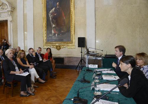 Debora Serracchiani (Presidente Regione Friuli Venezia Giulia) al convegno di apertura di TriesteNext 2016, dedicato a "BioHigh Tech, ricerca e innovazione per la salute" - Trieste 23/09/2016