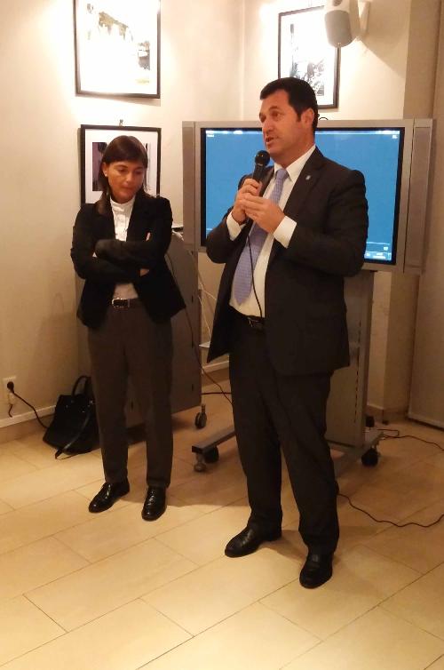 Debora Serracchiani (Presidente Regione Friuli Venezia Giulia) e Franco Iacop (Presidente Consiglio regionale) - Bruxelles 12/10/2016