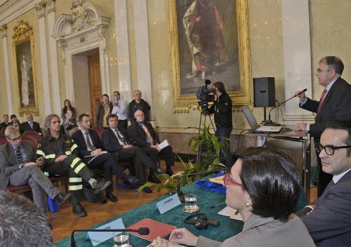 Sara Vito (Assessore regionale Ambiente ed Energia) al convegno "La gestione dell'emergenza radiologica a Trieste e in Friuli Venezia Giulia", nella sede della Regione - Trieste 18/10/2016