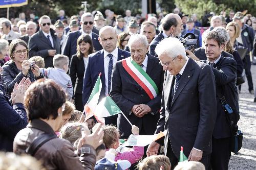 Ettore Romoli (Sindaco Gorizia) e Sergio Mattarella (Presidente Repubblica Italiana) - Gorizia 26/10/2016