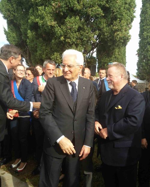 Sergio Mattarella (Presidente Repubblica Italiana) - Doberdò del Lago 26/10/2016