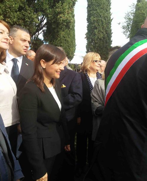 Debora Serracchiani (Presidente Regione Friuli Venezia Giulia) - Doberdò del Lago 26/10/2016