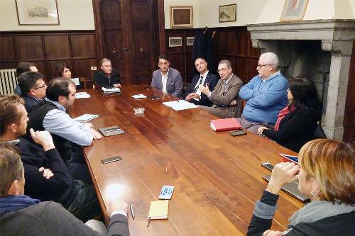 Sergio Bolzonello (Vicepresidente Regione FVG e assessore Attività produttive, Turismo e Cooperazione) incontra sindaci e amministratori locali dell'area del Collio - Cormons 03/11/2016