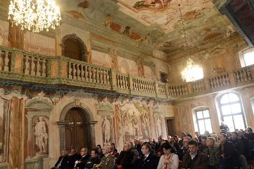 Salone di Palazzo Linussio durante la presentazione di "Tolmezzo città alpina del 2017" - Tolmezzo 11/11/2016
