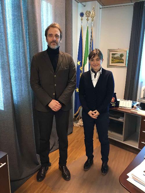 Paolo Corder (Presidente Tribunale Udine) e Debora Serracchiani (Presidente Regione Friuli Venezia Giulia) - Udine 16/01/2017