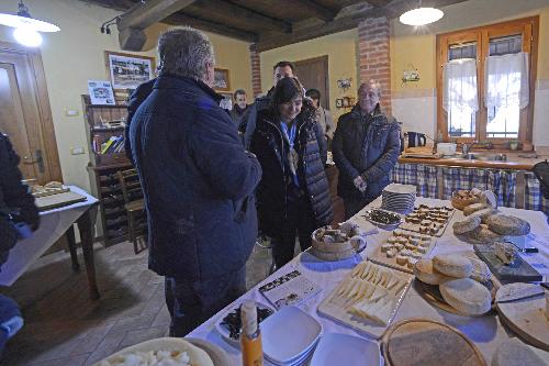 Debora Serracchiani (Presidente Regione Friuli Venezia Giulia) visita l'Azienda agricola Zoff Agriturismo Borg da Ocjs - Borgnano Cormons (GO) 20/01/2017