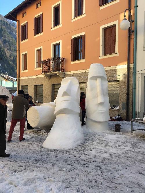 La seconda edizione di Snow Art - Pontebba 22/01/2017