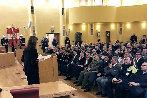 Celebrazione del Giorno della Memoria nella Sala consiliare dell'ex Provincia - Pordenone 27/01/2017