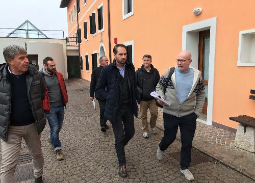 Cristiano Shaurli (Assessore regionale Risorse agricole e forestali) visita l'Associazione La Viarte onlus - Santa Maria la Longa 02/02/2017