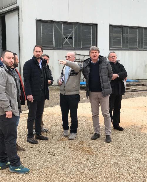 Cristiano Shaurli (Assessore regionale Risorse agricole e forestali) visita l'Associazione La Viarte onlus - Santa Maria la Longa 02/02/2017