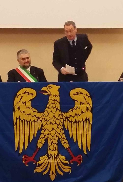 Sergio Bolzonello (Vicepresidente Regione FVG e assessore Attività produttive, Turismo e Cooperazione) alla prima assemblea generale della Comunità linguistica friulana - Udine 04/02/2017