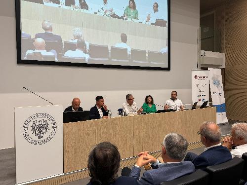 L'assessore regionale alle Risorse agroalimentari, forestali e ittiche Stefano Zannier all’evento Prevendemmiale di Assoenologi Fvg