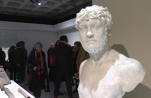 La mostra "Made in Roma and Aquileia" nel giorno dell'inaugurazione - Aquileia 11/02/2017 