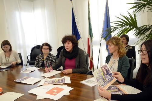 Loredana Panariti (Assessore regionale Lavoro, Formazione, Istruzione, Pari Opportunità, Politiche giovanili, Ricerca e Università) alla presentazione del Progetto ATEN@ (Artigiane Talenti Empowerment Nuove Abilità) - Trieste 15/02/2017