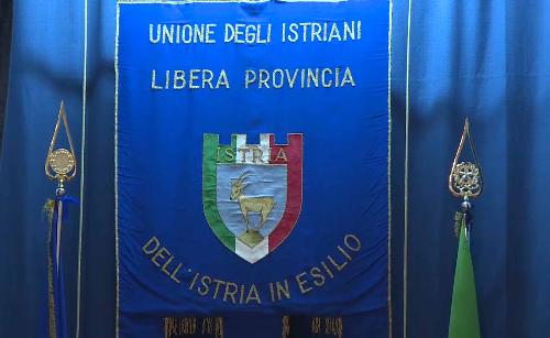 Labaro dell'Unione degli Istriani - Trieste 21/02/2017