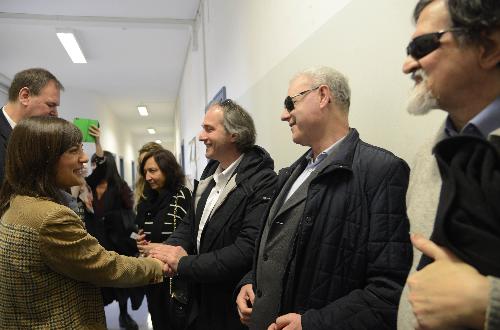 Debora Serracchiani (Presidente Regione Friuli Venezia Giulia) visita l'Istituto regionale Rittmeyer per i Ciechi - Trieste 03/03/2017