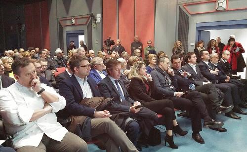 Platea all'inaugurazione dell'undicesima edizione di Olio Capitale, alla Stazione Marittima - Trieste 04/03/2017