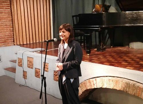 Debora Serracchiani (Presidente Regione Friuli Venezia Giulia) all'Istituto italiano di Cultura - Montevideo (Uruguay) 07/03/2017 