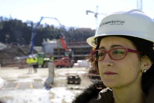 Sara Vito (Assessore regionale Ambiente ed Energia) in sopralluogo al cantiere del nuovo Depuratore di Servola - Trieste 08/03/2017