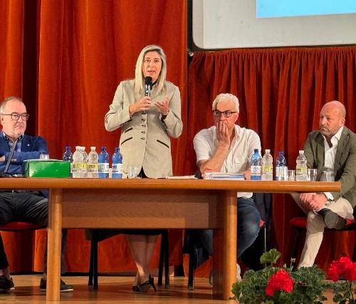L'assessore Amirante nel corso del suo intervento