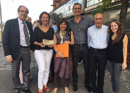 Gianni Torrenti (Assessore regionale Cultura, Sport e Solidarietà) e Debora Serracchiani (Presidente Regione Friuli Venezia Giulia) durante la visita a Puerto Madero - Buenos Aires 08/03/2017