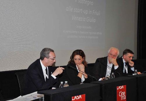 Sergio Bolzonello (Vicepresidente Regione FVG e assessore Attività produttive, Turismo e Cooperazione) al convegno "Strategie, policy e progetti delle Regioni italiane a supporto delle startup innovative", alla Casa del Cinema a Villa Borghese - Roma 10/03/2017