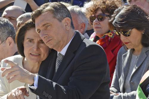 Borut Pahor (Presidente Repubblica di Slovenia) all'inaugurazione della sede rinnovata dell'Istituto comprensivo statale con insegnamento bilingue sloveno-italiano Paolo Petricig - San Pietro al Natisone 11/03/2017