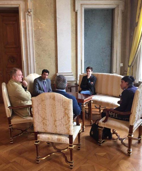 Incontro con Lamya Aji Basha, rappresentante della comunità Yazida e Premio Sakharov 2016 per la libertà di pensiero, nella sede della Regione Friuli Venezia Giulia - Trieste 18/03/2017 (Foto Gian Matteo Apuzzo)