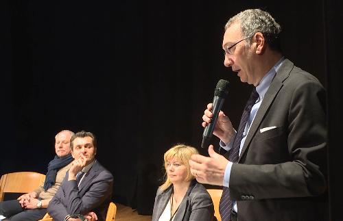 Sergio Bolzonello (Vicepresidente Regione FVG e assessore Attività produttive, Turismo e Cooperazione) agli Stati generali dei Cammini - San Daniele del Friuli 18/03/2017