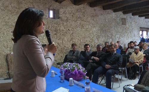 Mariagrazia Santoro (Assessore regionale Infrastrutture e Territorio) agli Stati generali dei Cammini - San Tomaso di Majano 18/03/2017