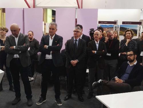 Dario Ermacora (Presidente Coldiretti FVG) alla presentazione della DOC interregionale Pinot Grigio alla Fiera Prowein - Dusseldorf 20/03/2017