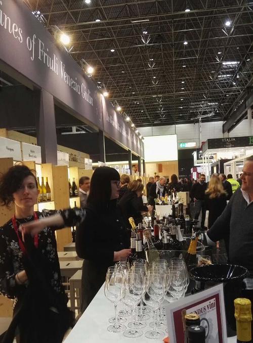 Stand del Friuli Venezia Giulia alla Fiera Prowein - Dusseldorf 20/03/2017