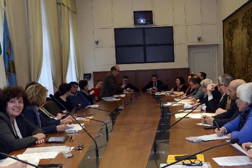 Riunione del Comitato regionale di coordinamento per la salute e la sicurezza sul luogo di lavoro - Trieste 22/03/2017