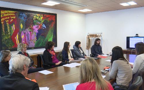 Loredana Panariti (Assessore regionale Lavoro, Formazione, Istruzione, Pari Opportunità, Politiche giovanili, Ricerca e Università) alla presentazione del progetto "Rafforzare l'imprenditorialità femminile attraverso la responsabilità sociale d'impresa" - Udine 28/03/2017