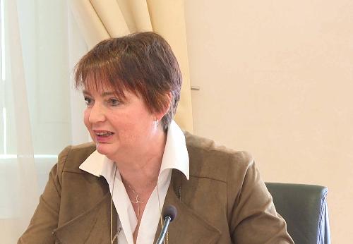Elisabetta Zanella (Dirigente scolastica ISIS Manzini - San Daniele del Friuli) alla presentazione dei servizi web "Scuola Digitale FVG", disponibili sul portale dell'Agenda Digitale della Regione FVG - Trieste 29/03/2017