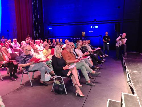 L'assessore regionale Cristina Amirante alla presentazione del cartellone nuova stagione del Teatro Verdi di Pordenone