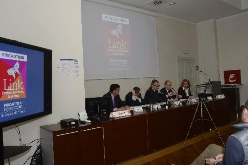 Gianni Torrenti (Assessore regionale Cultura, Sport e Solidarietà) alla presentazione di "Link. Premio Luchetta Incontra" (evento che anticipa il Premio giornalistico internazionale Marco Luchetta) - Trieste 07/04/2017