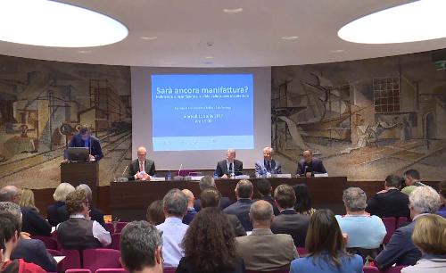 Convegno "Sarà ancora manifattura? Indirizzare e riconfigurare la sfida della nuova manifattura", nella Sala Valduga della CCIAA - Udine 11/04/2017