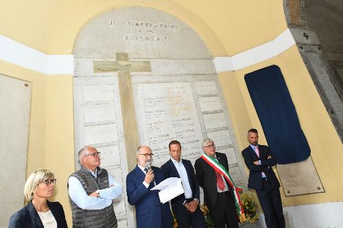 L'assessore Riccardi ricorda Enzo Cainero