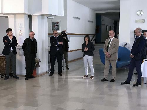 Debora Serracchiani (Presidente Regione Friuli Venezia Giulia) allo stabilimento termale - Arta Terme 13/04/2017