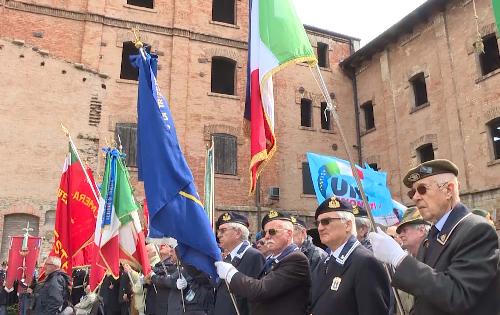 Cerimonia del settantaduesimo anniversario della Liberazione, alla Risiera di San Sabba - Trieste 25/04/2017