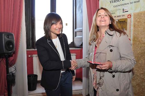 Debora Serracchiani (Presidente Regione Friuli Venezia Giulia) alle iniziative del Progetto Albo d'Oro in memoria dei Caduti della Grande Guerra - Roma 02/05/2017