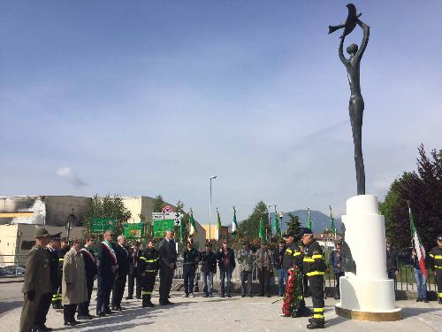 Paolo Panontin (Assessore regionale Protezione civile) alle cerimonie del 41° anniversario del terremoto del Friuli - Gemona del Friuli 06/05/2017