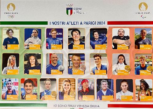Gli atleti che hanno rappresentato il Friuli Venezia Giulia ai Giochi di Parigi 2024
