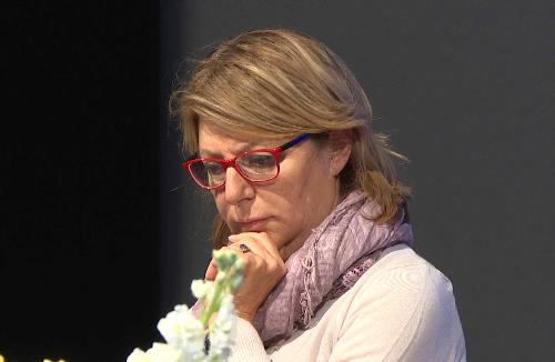 Maria Sandra Telesca (Assessore regionale Salute, Integrazione socio-sanitaria, Politiche sociali e Famiglia) al convegno nazionale "La diagnostica senologica: competenze, comunicazione e responsabilità" al Palazzo dei Congressi - Grado 10/05/2017
